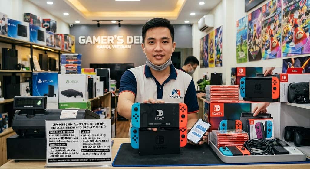 thu mua máy chơi game nitendo switch cũ giá cao