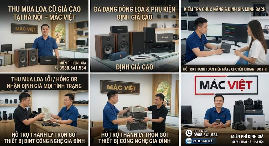 quy trình thu mua loa cũ giá cao
