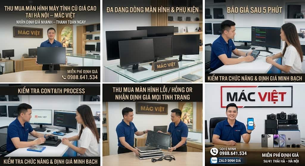 thu mua màn hình máy tính cũ giá cao tại hà nội