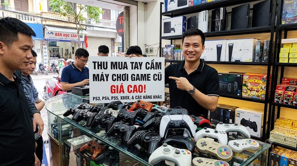 quy trình thu mua tay cầm máy chơi game